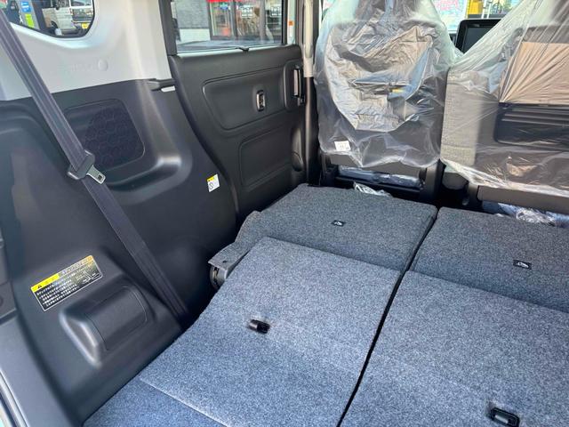 スペーシア ハイブリッドＸ　両側電動スライドドア　クリアランスソナー　オートライト　スマートキー　アイドリングストップ　電動格納ミラー　シートヒーター　ベンチシート　ＣＶＴ　盗難防止システム　ＡＢＳ　オットマン　エアコン（52枚目）