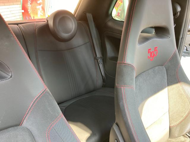 アバルト５９５ コンペティツィオーネ　ディーラー　右ハンドル　禁煙車　キーレス　アルミホイール（25枚目）