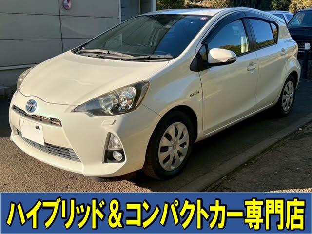 アクア G 8万K台/パールホワイト/純正ナビゲーション/地デジTV/Bluetooth/キーレスエントリー/シートヒーター/ETC/HIDライト/電動格納ミラー/修復歴無/純正フロアマット/純正サイドバイザー(2枚目)