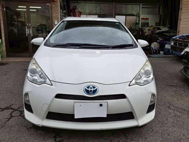 アクア 修復歴無し/パールホワイト/ECLIPSEナビゲーション/地デジTV/AUX&USB入力/バックカメラ/社外アルミホイール/ETC/オ-トヘッドライト/純正サイドバイザー/純正フロアマット(7枚目)