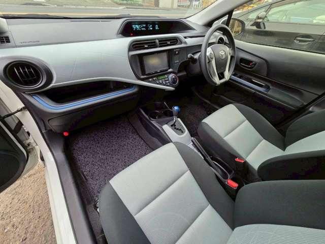 アクア 修復歴無し/パールホワイト/ECLIPSEナビゲーション/地デジTV/AUX&USB入力/バックカメラ/社外アルミホイール/ETC/オ-トヘッドライト/純正サイドバイザー/純正フロアマット(38枚目)