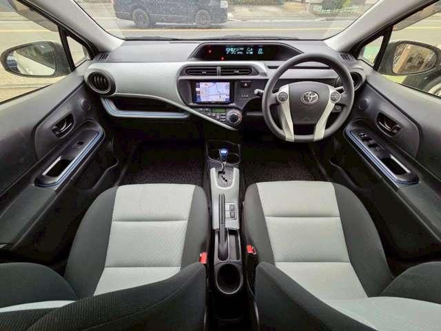 アクア 修復歴無し/パールホワイト/ECLIPSEナビゲーション/地デジTV/AUX&USB入力/バックカメラ/社外アルミホイール/ETC/オ-トヘッドライト/純正サイドバイザー/純正フロアマット(42枚目)