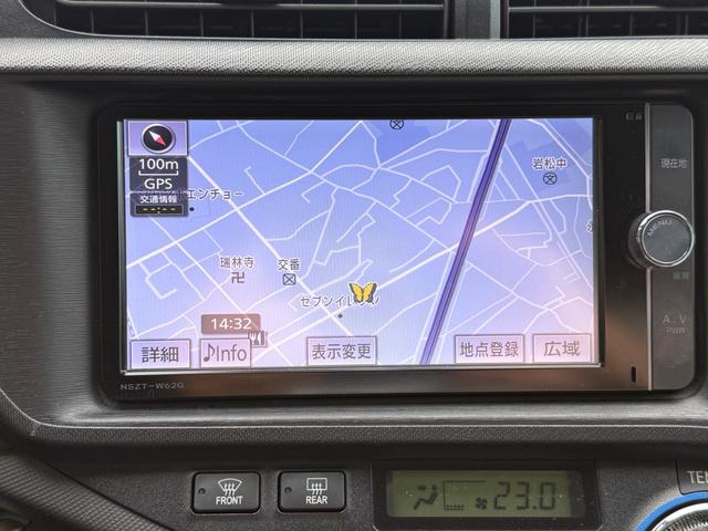 アクア Ｇブラックソフトレザーセレクション　禁煙車　専用シート　フルエアロ　純正ナビ　バックカメラ　Ｂｌｕｅｔｏｏｔｈ接続　前席シートヒーター　前後ドラレコ　ＥＴＣ　スマートキー×２個　１年保証付（4枚目）