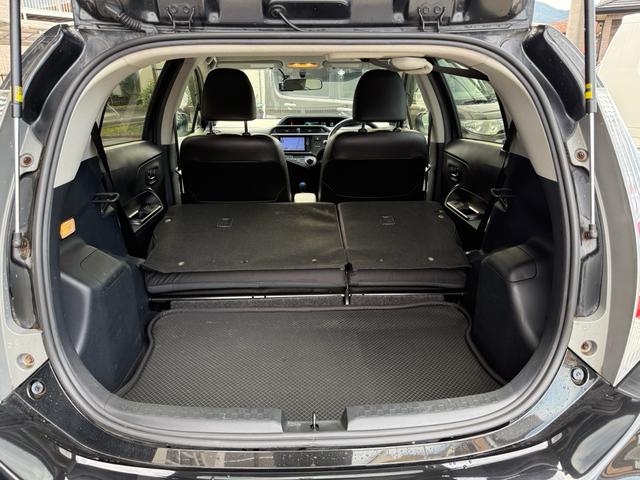 アクア Ｇブラックソフトレザーセレクション　禁煙車　専用シート　フルエアロ　純正ナビ　バックカメラ　Ｂｌｕｅｔｏｏｔｈ接続　前席シートヒーター　前後ドラレコ　ＥＴＣ　スマートキー×２個　１年保証付（21枚目）