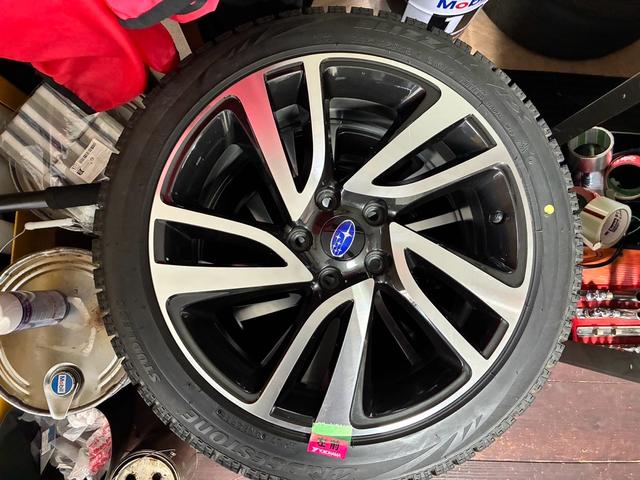 レヴォーグ 2.0GT-Sアイサイト BBS19インチアルミ ナビTV 純正エンジンスターター 柿本マフラー ドライブレコーダー ETC 純正アルミスタッドレスタイヤ付 スペアキー キーフリー プッシュスタート(48枚目)