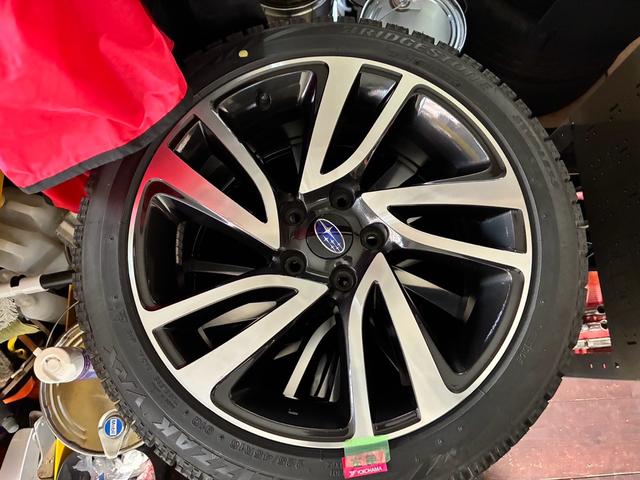 レヴォーグ 2.0GT-Sアイサイト BBS19インチアルミ ナビTV 純正エンジンスターター 柿本マフラー ドライブレコーダー ETC 純正アルミスタッドレスタイヤ付 スペアキー キーフリー プッシュスタート(50枚目)