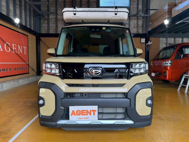 タント ファンクロスターボ　イベント出展車　ルーフテント　ジェームスバロウド　ＬＥＤランプ　シートヒータ　オートエアコン　ドライブレコーダ前後　ナビＴＶ　ＥＴＣ　ＢＴ接続ＯＫ　Ｂカメラ　両側パワスラ　ルーフテント無しもＯＫ（2枚目）