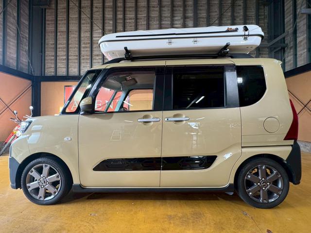タント ファンクロスターボ　イベント出展車　ルーフテント　ジェームスバロウド　ＬＥＤランプ　シートヒータ　オートエアコン　ドライブレコーダ前後　ナビＴＶ　ＥＴＣ　ＢＴ接続ＯＫ　Ｂカメラ　両側パワスラ　ルーフテント無しもＯＫ（3枚目）