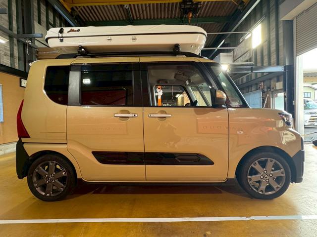 タント ファンクロスターボ　イベント出展車　ルーフテント　ジェームスバロウド　ＬＥＤランプ　シートヒータ　オートエアコン　ドライブレコーダ前後　ナビＴＶ　ＥＴＣ　ＢＴ接続ＯＫ　Ｂカメラ　両側パワスラ　ルーフテント無しもＯＫ（4枚目）