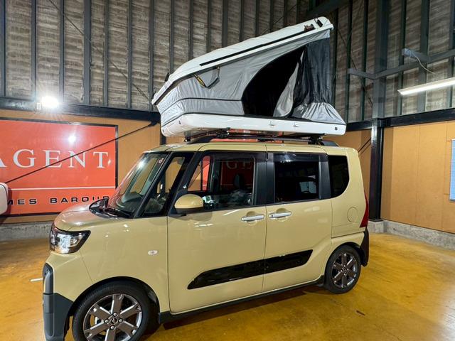 タント ファンクロスターボ　イベント出展車　ルーフテント　ジェームスバロウド　ＬＥＤランプ　シートヒータ　オートエアコン　ドライブレコーダ前後　ナビＴＶ　ＥＴＣ　ＢＴ接続ＯＫ　Ｂカメラ　両側パワスラ　ルーフテント無しもＯＫ（8枚目）