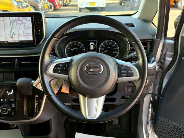 ムーヴ カスタム　ＲＳ　ハイパーＳＡＩＩ　９インチ純正ナビ　ＴＶ　ｂｌｕｅｔｏｏｈｔ　ＥＴＣ　ＬＥＤヘットライト　フォグランプ　横滑り防止機能　バックカメラ　ハーフレザーシート　オートライト　オートエアコン　スマートキーＸ２（21枚目）