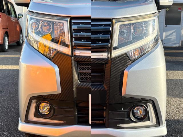 ムーヴ カスタム　ＲＳ　ハイパーＳＡＩＩ　９インチ純正ナビ　ＴＶ　ｂｌｕｅｔｏｏｈｔ　ＥＴＣ　ＬＥＤヘットライト　フォグランプ　横滑り防止機能　バックカメラ　ハーフレザーシート　オートライト　オートエアコン　スマートキーＸ２（57枚目）