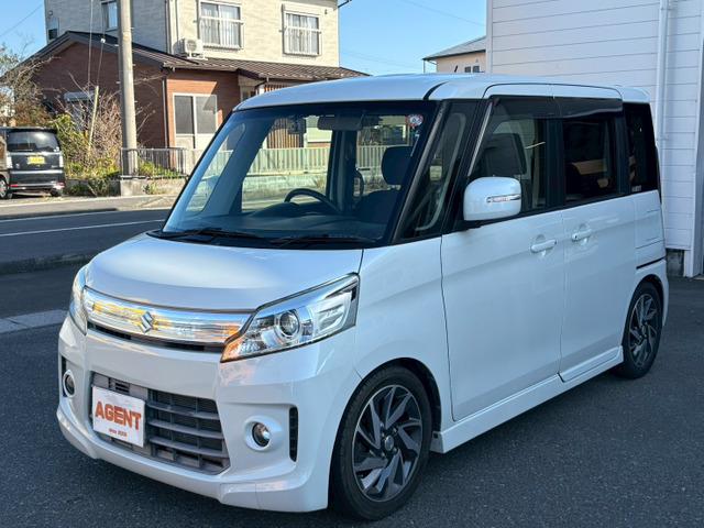 スペーシアカスタム ＴＳ　フルオートエアコン　ターボ車　オートライト　スマートキ－　フォグランプ　ＥＴＣ　衝突安全ボディ　ドラレコ前後（13枚目）