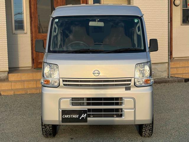 NV100クリッパーバン DX GLパッケージ 4WD 5速マニュアル クラッチ新品 マッドクロス14インチアルミ+オープンカントリーR/T ETC 両側スライドドア パワーウインド エアコン パワステ(2枚目)