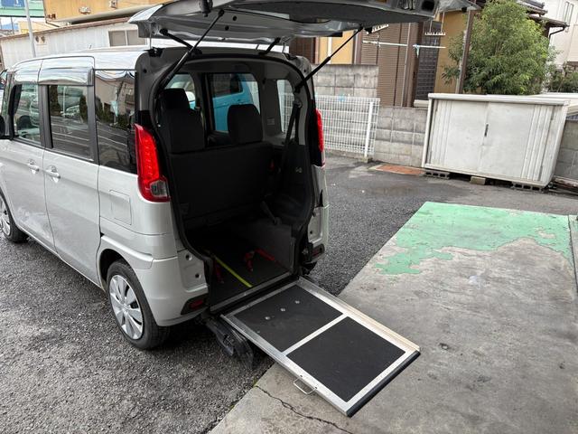 スペーシア 　６６０Ｅウィズ・車いす移動車・リアゲート付　４名　レーダーブレーキサポート　電動ウインチ（2枚目）