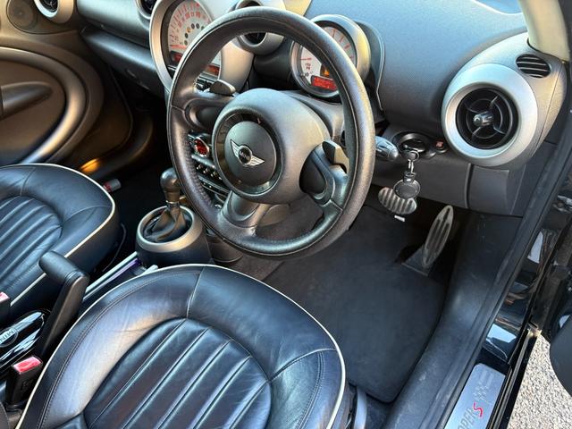 ＭＩＮＩ クーパーＳ　クロスオーバー　黒皮　シートヒーター　ＥＴＣ　ＪＣＷエアロ　ターボ　タイミングチェーン　ＨＩＤヘッドライト　オートライト　キーレス　プッシュスタート　ＡＵＸ　パドルシフト　ブロアモーター交換済　ベルト＆プーリー交換済（38枚目）