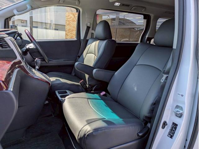 ヴェルファイア 2.4Z 純正ナビ フルセグTV フリップダウンモニター 両側電動パワースライドドア バックモニター 社外20AW 車高調 HIDヘッドライト ドライブレコーダー 社外グリル 後期テール クラッチオシートカバー(12枚目)