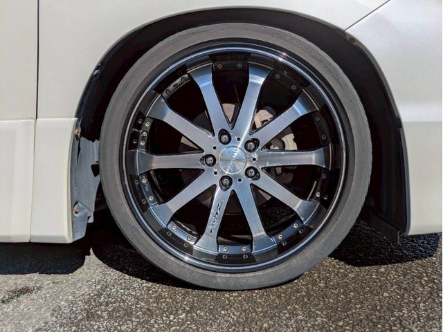 ヴェルファイア 2.4Z 純正ナビ フルセグTV フリップダウンモニター 両側電動パワースライドドア バックモニター 社外20AW 車高調 HIDヘッドライト ドライブレコーダー 社外グリル 後期テール クラッチオシートカバー(40枚目)