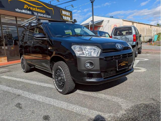 プロボックス F リフトアップ 社外14AW ジオランダーM/T ルーフキャリアー 純正ナビ フルセグTV バックモニター 前後ドライブレコーダー ETC AC100V ワンオーナー 禁煙車 セーフティセンス(3枚目)