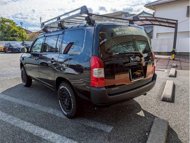 プロボックス F リフトアップ 社外14AW ジオランダーM/T ルーフキャリアー 純正ナビ フルセグTV バックモニター 前後ドライブレコーダー ETC AC100V ワンオーナー 禁煙車 セーフティセンス(7枚目)