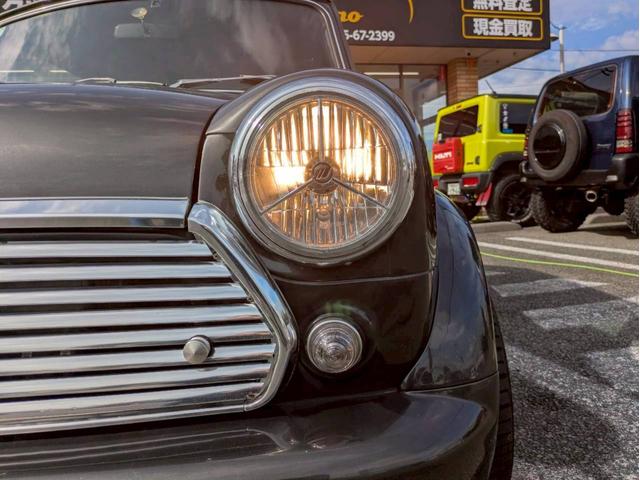 ＭＩＮＩ １．３　全塗装　社外エアクリ・マフラー・１３ＡＷ　オーバーフェンダー　追加メーター　ローダウン　シートカバー　ＥＴＣ　オルタネーター交換済み　ユーザー買取車禁煙車　社外スピーカー　社外エアロ（32枚目）