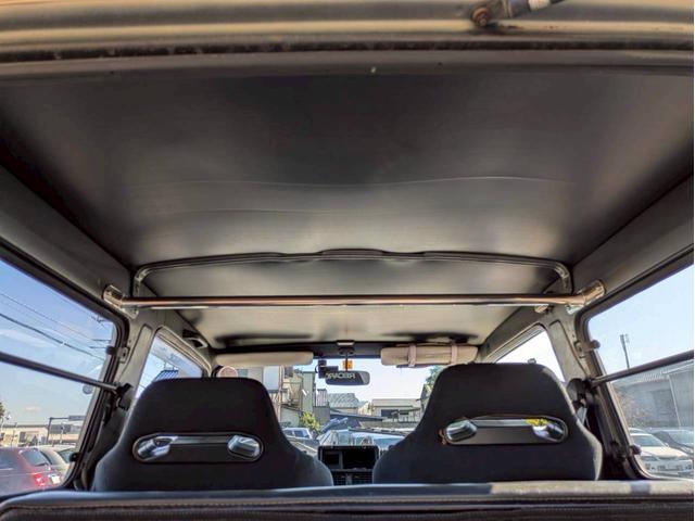 ジムニー 　リフトアップ公認　社外マフラー　社外前後バンパー　ＲＥＣＡＲＯシート２脚　追加メーター　社外ステアリング　社外１６ＡＷ　ユーザー買取車　全塗装（23枚目）