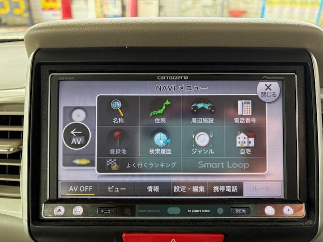 Ｎ－ＢＯＸスラッシュ Ｇ・Ａパッケージ　Ｂｌｕｅｔｏｏｔｈ付　バックカメラ　ナビ　ＴＶ　衝突被害軽減システム　ＨＩＤ　スマートキー　アイドリングストップ　電動格納ミラー　ベンチシート　ＣＶＴ　盗難防止システム　ＡＢＳ　ＥＳＣ　ＣＤ　ＵＳＢ（4枚目）