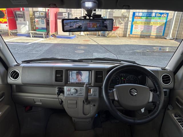 エブリイワゴン ＰＺターボスペシャル　ミラー型ドライブレコーダー　バックカメラ　両側電動スライドドア　ナビ　ＴＶ　キーレスエントリー　電動格納ミラー　ターボ　ＡＴ　盗難防止システム　ＡＢＳ　アルミホイール　衝突安全ボディ　エアコン（2枚目）