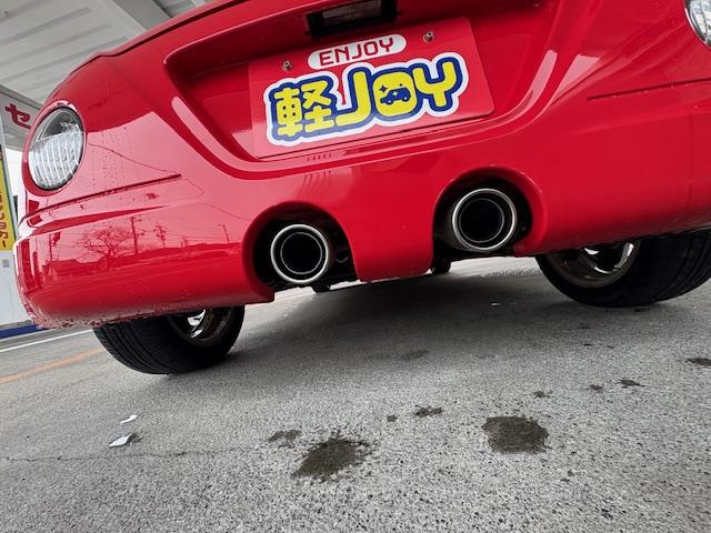 コペン アクティブトップ　電動オープン開閉可能　オープンカー　ナビ　ＴＶ　ＡＴ　キーレスエントリー　純正１５インチアルミホイール　ＣＤ　ＤＶＤ再生　エアコン　パワーステアリング　パワーウィンドウ　運転席エアバッグ（42枚目）