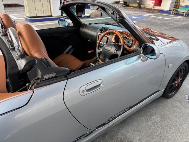 コペン アクティブトップ　電動オープン開閉動作確認済　Ｂｌｕｅｔｏｏｔｈ接続　ＥＴＣ　ナビ　ＡＴ　キーレスエントリー　社外アルミ　衝突安全ボディ　ＡＢＳ　ＵＳＢ　ミュージックプレイヤー接続可　ステップイルミネーション（61枚目）