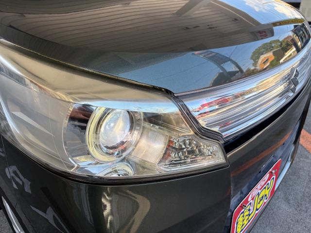 スペーシアカスタム ＸＳ　バックカメラ　両側スライド・片側電動　ナビ　ＴＶ　ＨＩＤ　スマートキー　アイドリングストップ　電動格納ミラー　ベンチシート　ＣＶＴ　盗難防止システム　ＡＢＳ　ＣＤ　ＤＶＤ再生　ＵＳＢ　アルミホイール（50枚目）