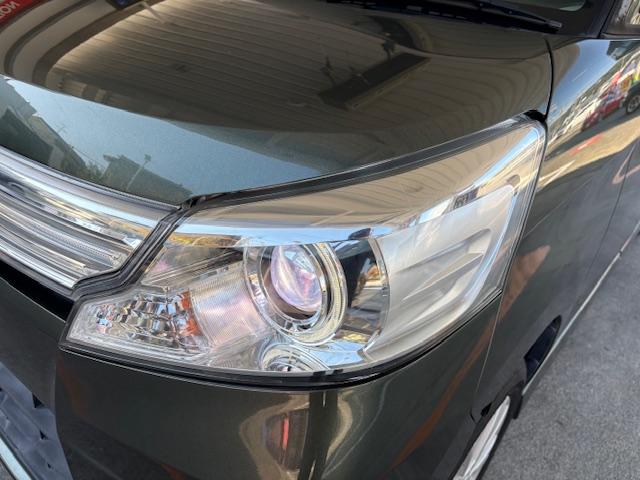 スペーシアカスタム ＸＳ　バックカメラ　両側スライド・片側電動　ナビ　ＴＶ　ＨＩＤ　スマートキー　アイドリングストップ　電動格納ミラー　ベンチシート　ＣＶＴ　盗難防止システム　ＡＢＳ　ＣＤ　ＤＶＤ再生　ＵＳＢ　アルミホイール（51枚目）