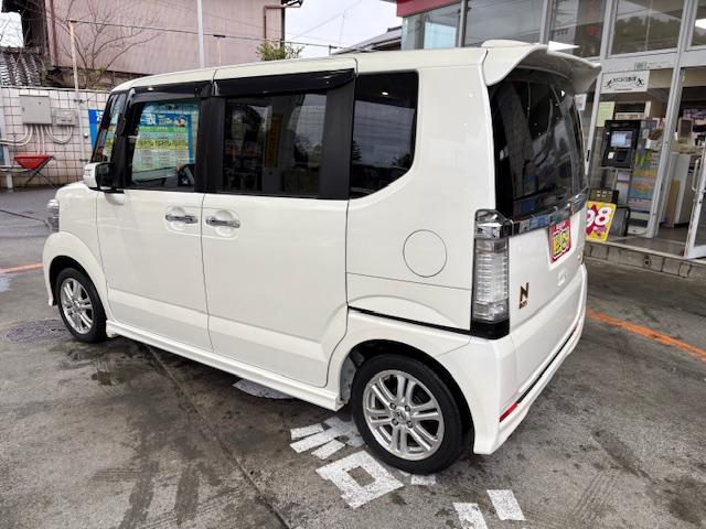 N-BOXカスタム G・Lパッケージ ワンオーナー ドライブレコーダー 両側スライド・片側電動 オートライト HID スマートキー アイドリングストップ 電動格納ミラー ベンチシート CVT 盗難防止システム ABS ESC(18枚目)