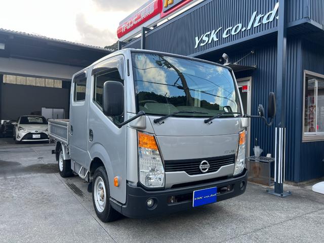 アトラストラック フルスーパーローＤＸ　★ワンオーナー★ダブルキャブ／フルスーパーローシングルタイヤ／木製★社外ナビ、ＴＶ★オーバーヘッドシェルフ★電動格納ミラー★ＥＴＣ（2枚目）