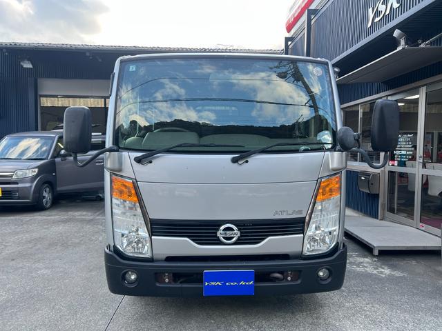 アトラストラック フルスーパーローＤＸ　★ワンオーナー★ダブルキャブ／フルスーパーローシングルタイヤ／木製★社外ナビ、ＴＶ★オーバーヘッドシェルフ★電動格納ミラー★ＥＴＣ（3枚目）