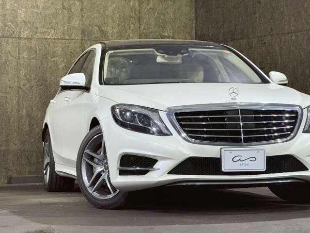 Ｓクラス Ｓ４００ハイブリッド　エクスクルーシブ　ＳＲ　ナッパレザー　ブルメスター　ベンチレーション　３６０°カメラシステム　パノラミックスライディングルーフ　ナッパレザーシート　シートベンチレーション　マッサージシート　電動ブラインド（9枚目）