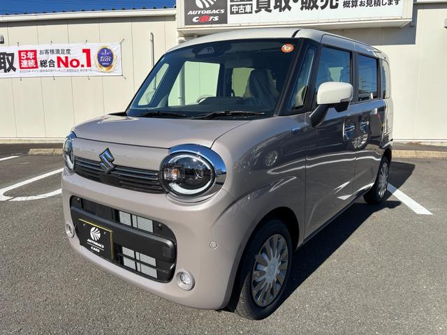 ワゴンＲスマイル ハイブリッドＸ　届出済未使用車　両側電動スライドドア　クリアランスソナー　オートクルーズコントロール　レーンアシスト　衝突被害軽減システム　オートライト　ＬＥＤヘッドランプ　スマートキー　アイドリングストップ（5枚目）