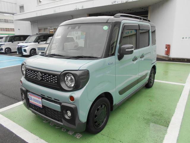 スペーシアギア ハイブリッドXZ デュアルカメラブレーキサポート ディーラーオプションナビ フルセグ マット ドアバイザー(7枚目)