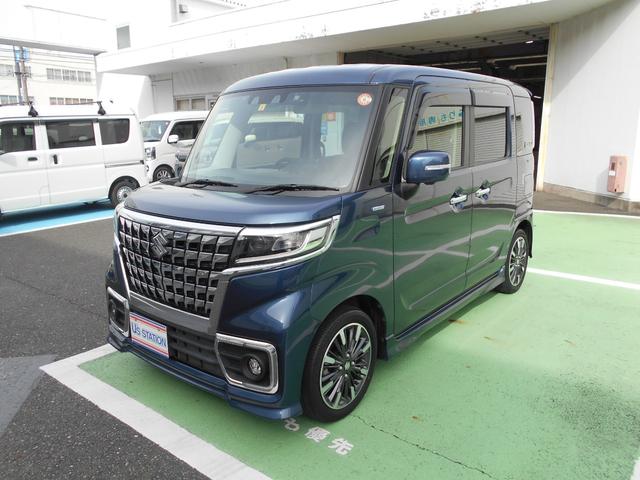 スペーシアカスタム ハイブリッドXSターボ 全方位モニター付メモリーナビ スズキコネクト対応 両側電動スライドドア ETC ドラレコ ヘッドアップディスプレイ USB入力 USB充電ポート×2 シートヒーター(7枚目)