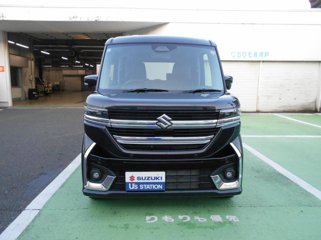 スペーシアカスタム ハイブリッドＸＳ　全方位モニター付メモリーナビゲーション，スズキコネクト対応通信機装着車（2枚目）