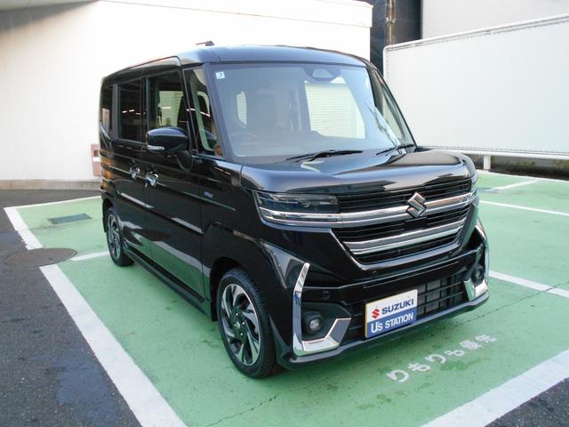 スペーシアカスタム ハイブリッドＸＳ　全方位モニター付メモリーナビゲーション，スズキコネクト対応通信機装着車（6枚目）