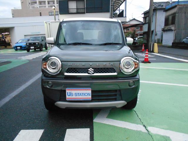 ハスラー Ｆリミテッド　セットオプション装着車　デュアルカメラブレーキサポート　バックカメラ　ＥＴＣ　マット　バイザー　ディーラーオプションナビ　ＴＶ（フルセグ）（2枚目）
