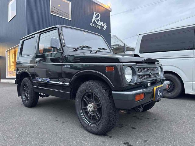 ジムニー ワイルドウインドリミテッド 4WD ETC ターボ MT CD アルミホイール エアコン(12枚目)