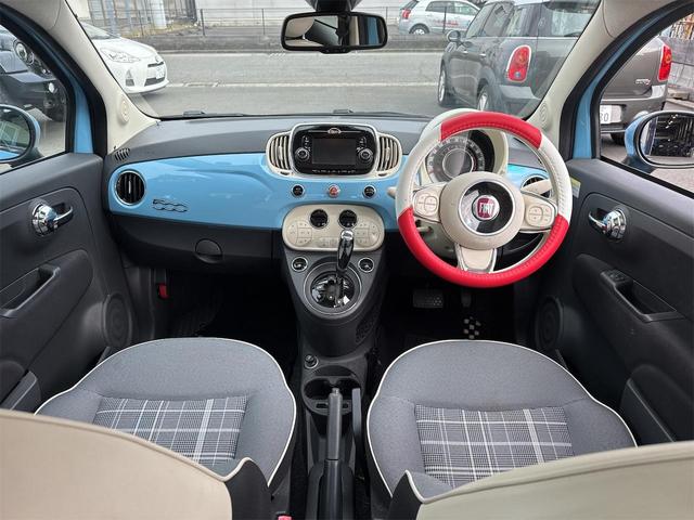 ５００ イタリー　ＥＴＣ　アルミホイール　サンルーフ　キーレスエントリー　ＡＴ　盗難防止システム　記録簿　ＡＢＳ　ＵＳＢ　ミュージックプレイヤー接続可　エアコン　パワーステアリング　パワーウィンドウ　運転席エアバッグ（16枚目）