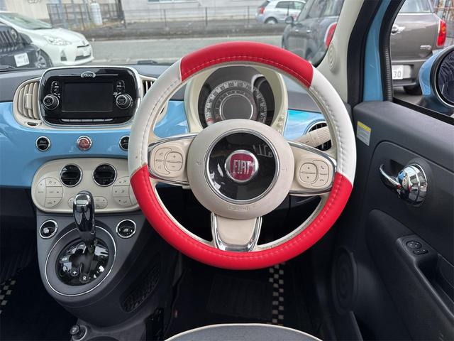 ５００ イタリー　ＥＴＣ　アルミホイール　サンルーフ　キーレスエントリー　ＡＴ　盗難防止システム　記録簿　ＡＢＳ　ＵＳＢ　ミュージックプレイヤー接続可　エアコン　パワーステアリング　パワーウィンドウ　運転席エアバッグ（17枚目）