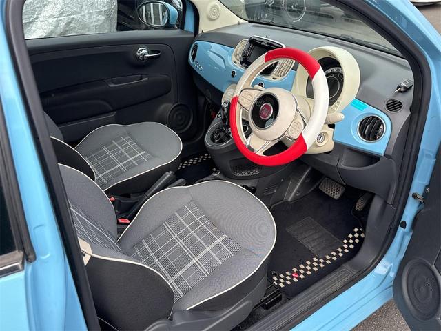 ５００ イタリー　ＥＴＣ　アルミホイール　サンルーフ　キーレスエントリー　ＡＴ　盗難防止システム　記録簿　ＡＢＳ　ＵＳＢ　ミュージックプレイヤー接続可　エアコン　パワーステアリング　パワーウィンドウ　運転席エアバッグ（31枚目）