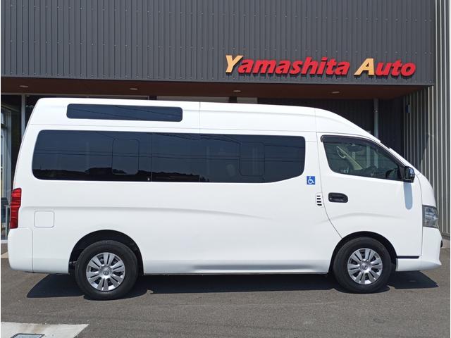 ＮＶ３５０キャラバンバン チェアキャブＭタイプ　車検２年付　車いすリフト　福祉装置点検済　車いす２名と８名乗車　福祉車両リフト　キーレス　エマージェンシーブレーキ　社外ナビ　アラウンドビューモニター　全国対応１年保証付き　修復歴無し（4枚目）