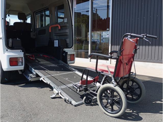 ＮＶ１００クリッパーリオ チェアキャブスロープタイプ　車検２年付　車いすスロープ　福祉装置点検済　車いす１名＋３名乗車　通常４名乗車　リモコン式電動ウィンチ　エマージェンシーブレーキ　社外ナビ　バックカメラ　全国対応１年保証付き　修復歴無し（11枚目）