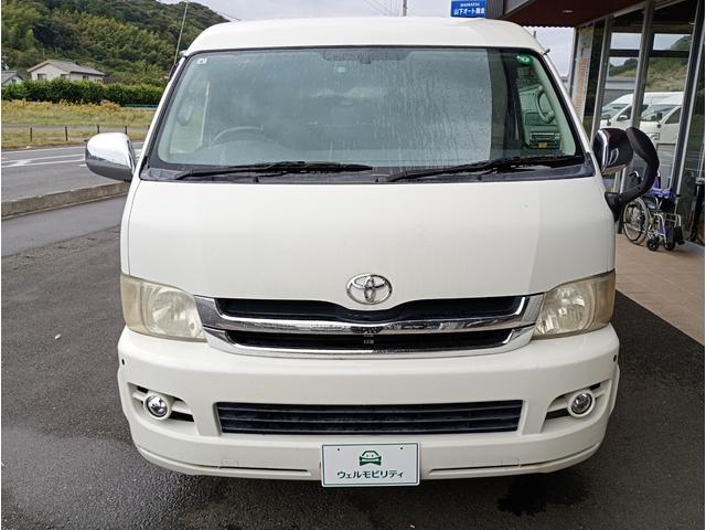 レジアスエースバン ロングワイドスーパーGL 後付け改造スロープ 車いすスロープ 車いす1名+2名(3ナンバー仕様) 車いす1名+5名(8ナンバー仕様) キーレス 禁煙車 車検2年付 修復歴無し(5枚目)