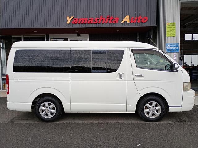 レジアスエースバン ロングワイドスーパーGL 後付け改造スロープ 車いすスロープ 車いす1名+2名(3ナンバー仕様) 車いす1名+5名(8ナンバー仕様) キーレス 禁煙車 車検2年付 修復歴無し(11枚目)